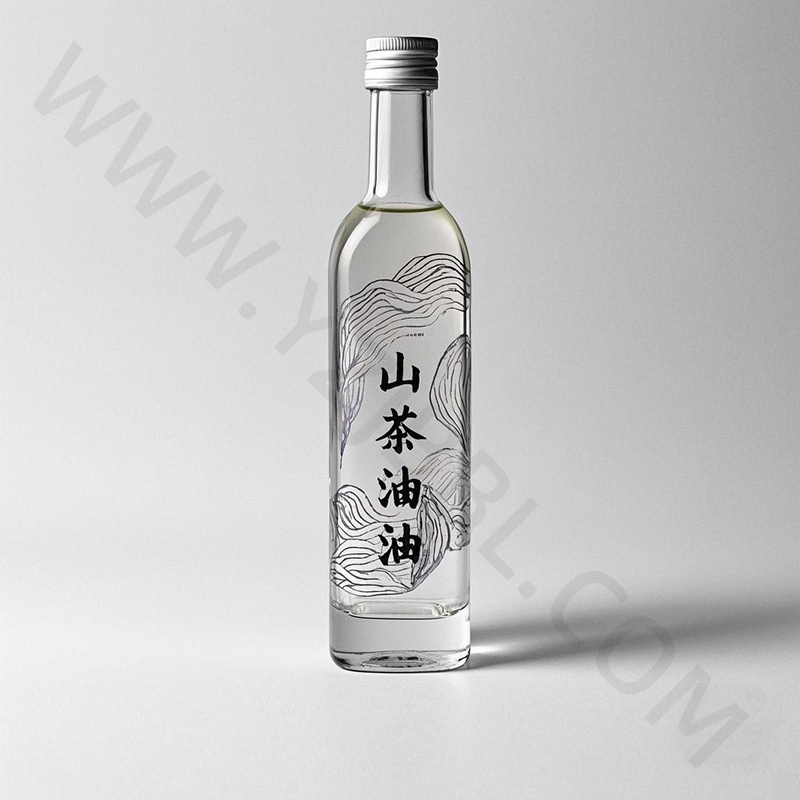 新款茶油瓶-008  